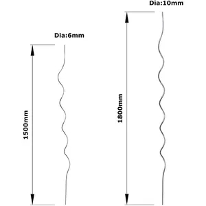 Спиральная металлическая проволока Спиральные опоры для помидоров